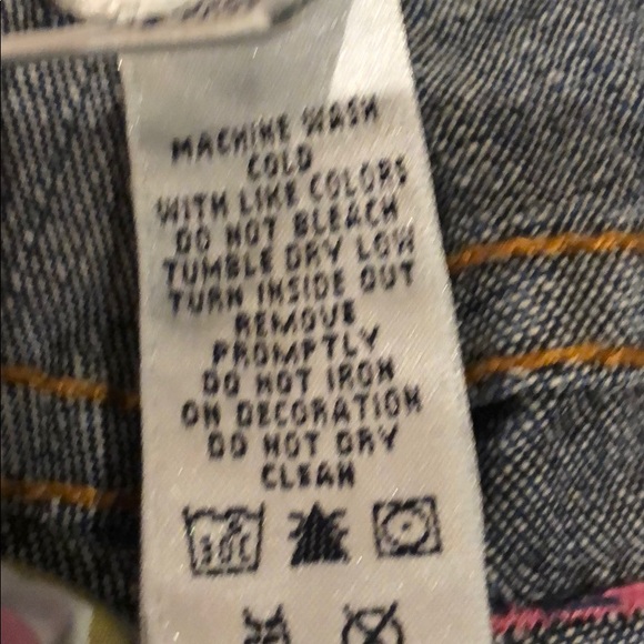 LILLY PULITZER BOOTCUT STRETCH EMBROIDERED JEANS - Picture 5 of 8